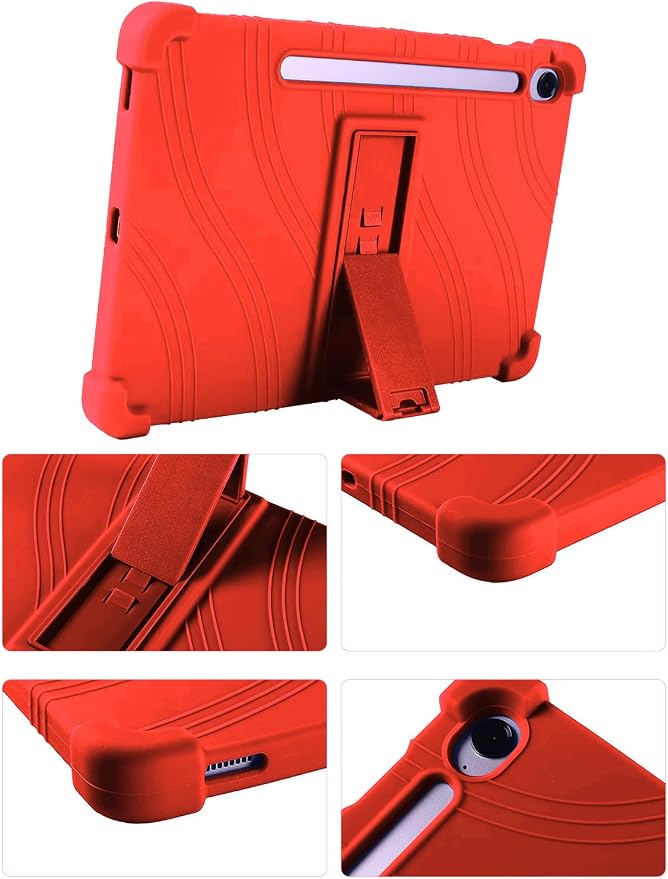 Case for Samsung Galaxy Tab S10 Lite/S10 FE/S9 FE 10.9 Inch - Protective Cover with S Pen Holder &amp Multi-Angle Viewing Stand (Black)