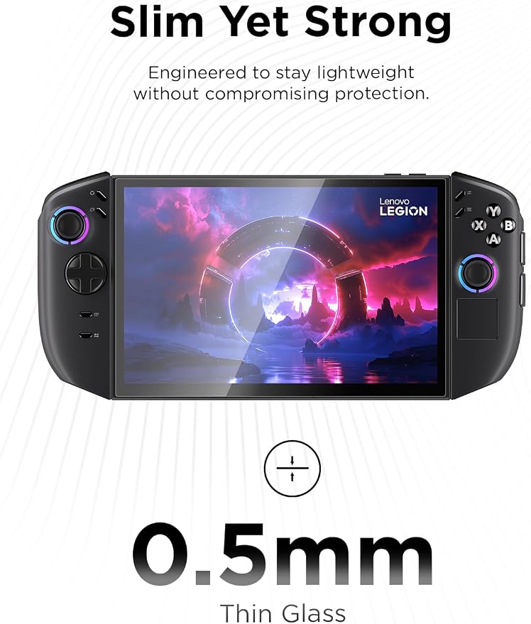 Lenovo Legion Go Screen Protector - Ultra-Thin 0.33mm Protective Glass with 9H Hardness - Guards Against Drops Scratches and Scrapes - Easy Application High Transparency