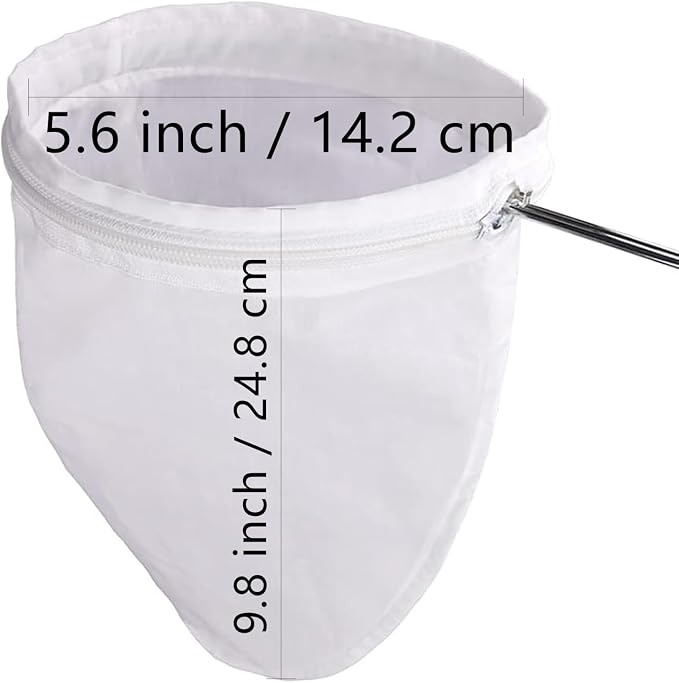 WMKGG Ultra Fine Mesh Strainer Bags, Reusable Mesh Filter Bags
