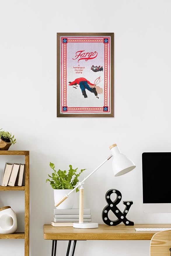 Fargo (1996) - One Sheet Wall Poster, 22.4L" x 14.7W", Bronze Framed Version