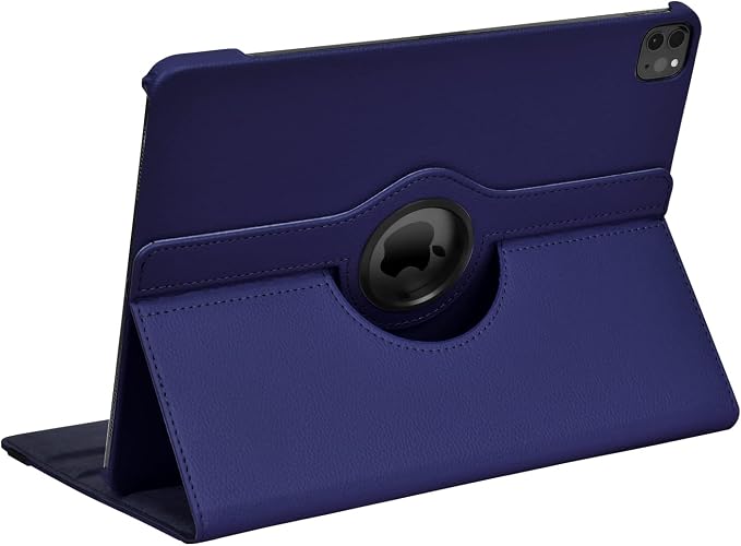 Case for ipad pro 12.9 inch 2nd &amp 1st Generation Old Model 2017/2015 MP6G2LL/A MQDA2LL/A MPLL2LL/A ML0F2LL/A ML3K2LL/A ML0N2LL/A ML0R2LL/A with Rotating Stand Auto Sleep/Wake (Blue)