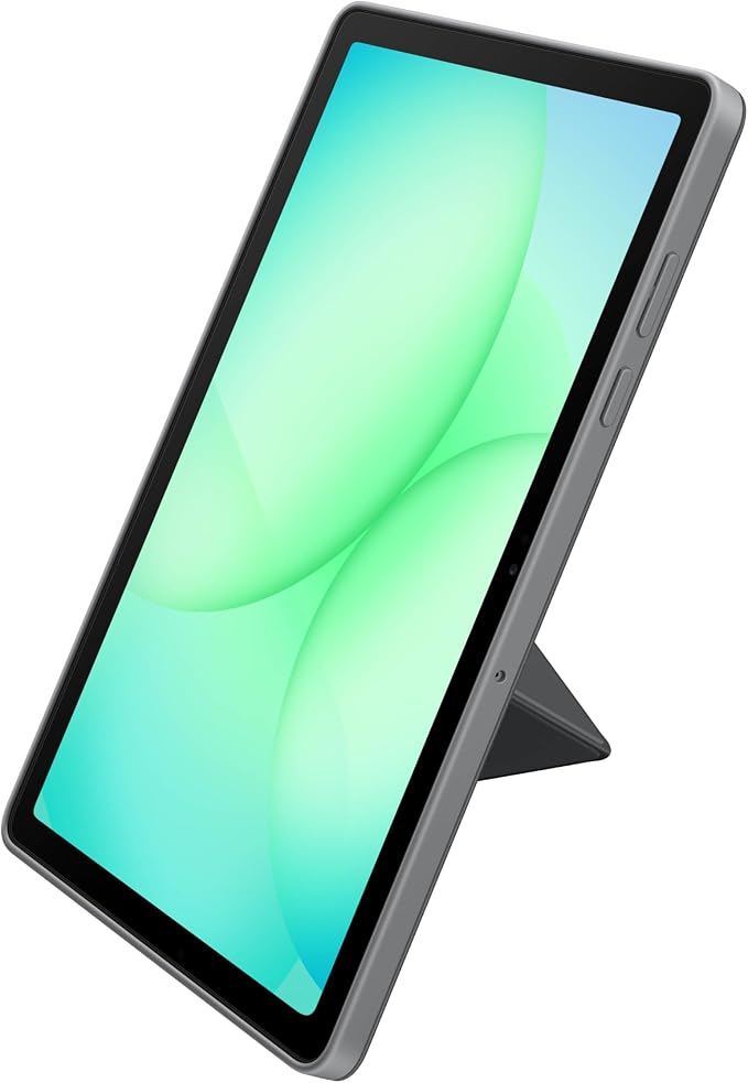 Samsung Galaxy Tab A11+ Book Cover Case Tablet Protector Foldable Stand with Landscape and Portrait Modes Protective Against Bumps and Scratches Auto Screen On/Off US Version Black