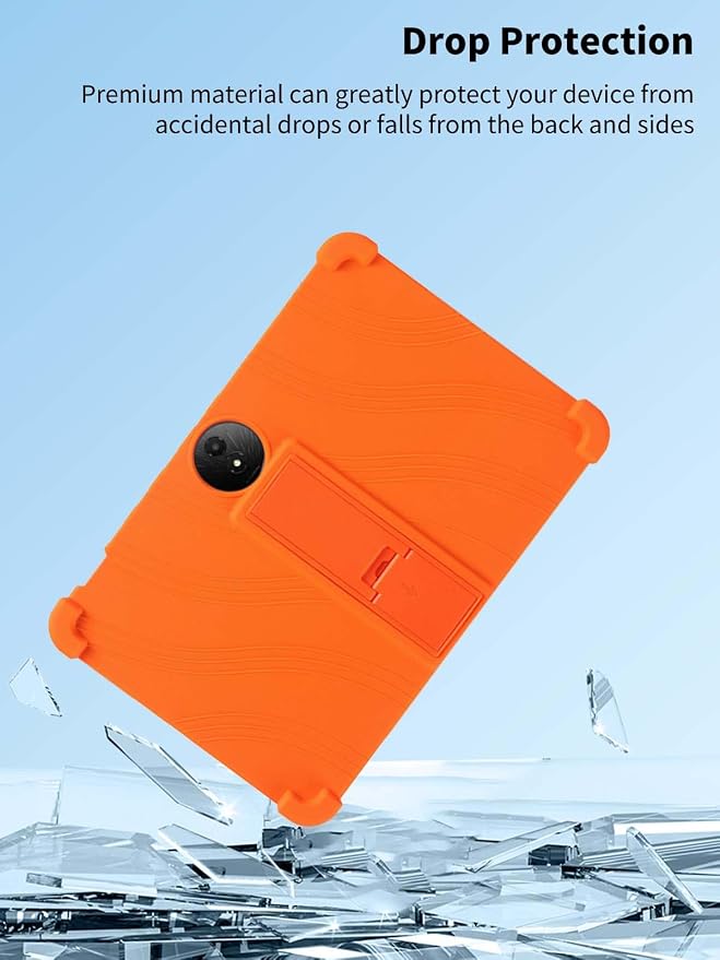 Case for TCL NXTPAPER 11 Plus Tablet 11.5inchNOUKAJU Tablet Protection CaseAdjustable BracketSoft SiliconeSilicone Protection Cover for TCL NXTPAPER 11 Plus(Blue)