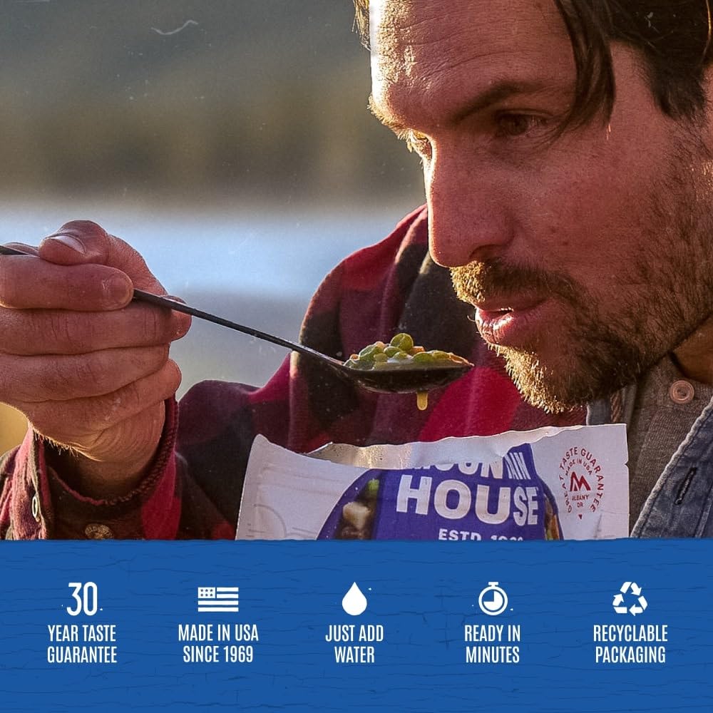 Mountain House Chili Mac Pro-Pak | Freeze Dried Backpacking & Camping Food | One Serving