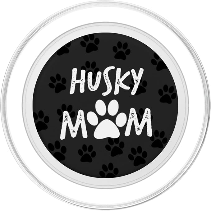 Husky Mom Womens phone accessory animal lover dog gift PopSockets Adhesive PopGrip