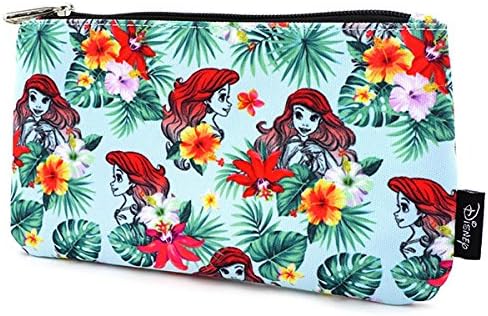 Loungefly Ariel Floral Leaves AOP Pencil Case
