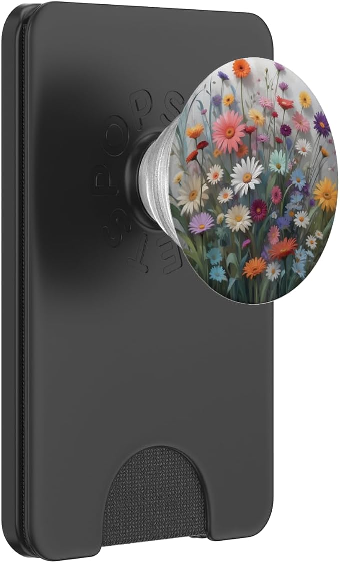 Blooming Flowers Mixed Flower Bouquet PopSockets PopGrip for MagSafe
