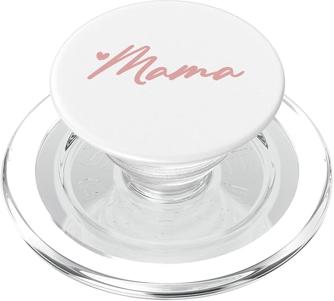 Rose White Heart Mama PopSockets Adhesive PopGrip