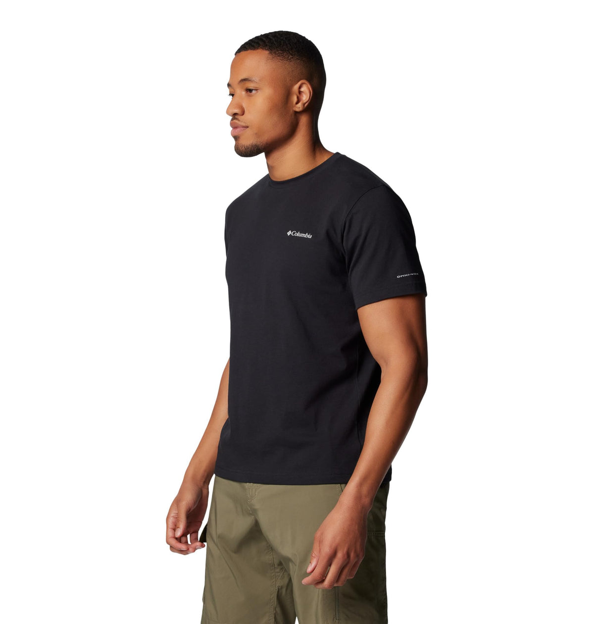 Columbia Men's Thistletown Hills Graphic Short Sleeve, Mango Heather/Hikers Graphic, 5X Tall