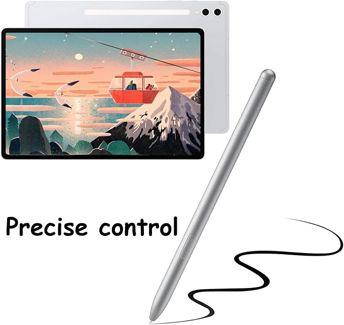 Galaxy Tab S10 Ultra S Pen Replacement for Samsung Galaxy Tab S10 UltraTab S10+S10 Lite Stylus Pen Replacement for Galaxy Tab S10 Ultra S Pen with Tips/Nibs (Black)