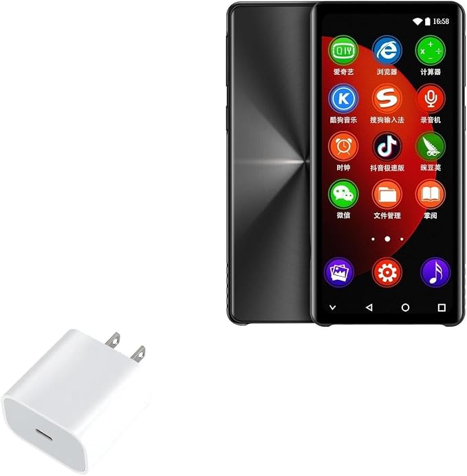 BoxWave Charger Compatible with Yophoon M18 - PD GAN miniCube (30W) 30W Tiny PD GAN Type-C Wall Charger - Winter White
