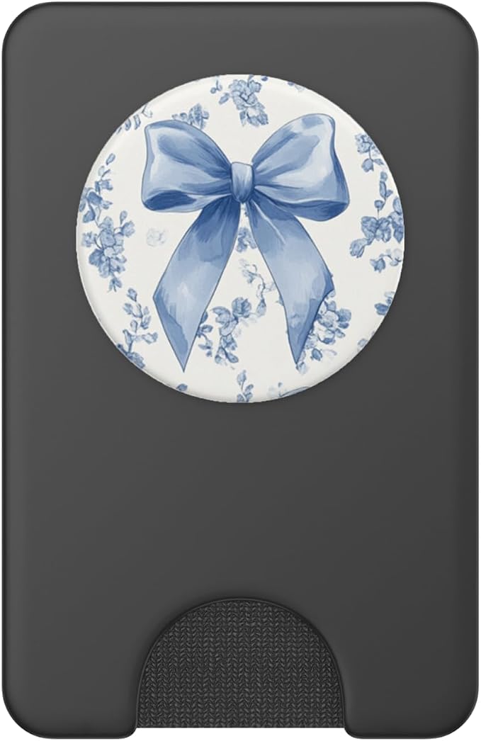 &amp Flower Toile Girly PopSockets PopGrip for MagSafe