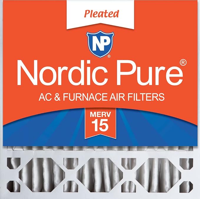 Nordic Pure 20x20x5 Honeywell/Lennox Replacement MERV 15 Air Filter 1 Pack