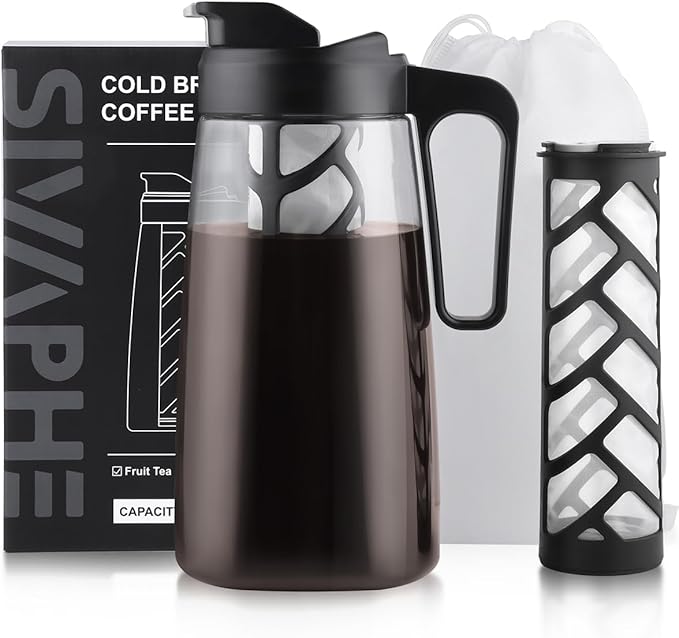 Sivaphe Large Ice Cold Coffee/Tea Maker 64 oz /2 L