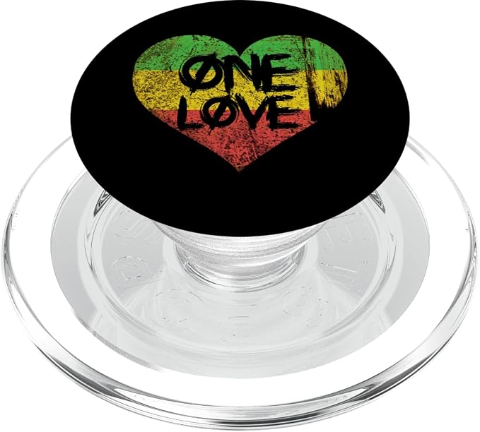 One Love One Heart Rastafari Peace Popsocket PopSockets Adhesive PopGrip