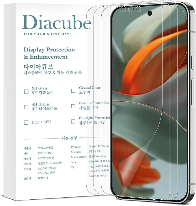 [3 Pack] Anti-Glare Matte Screen Protector for Google Pixel 9 [0.1S Ultrasonic Fingerprint Support][Dust-Free Bubble-Free Easy Installation with Alignment Jig] Smooth &amp Sensitive Touch Self-Heal