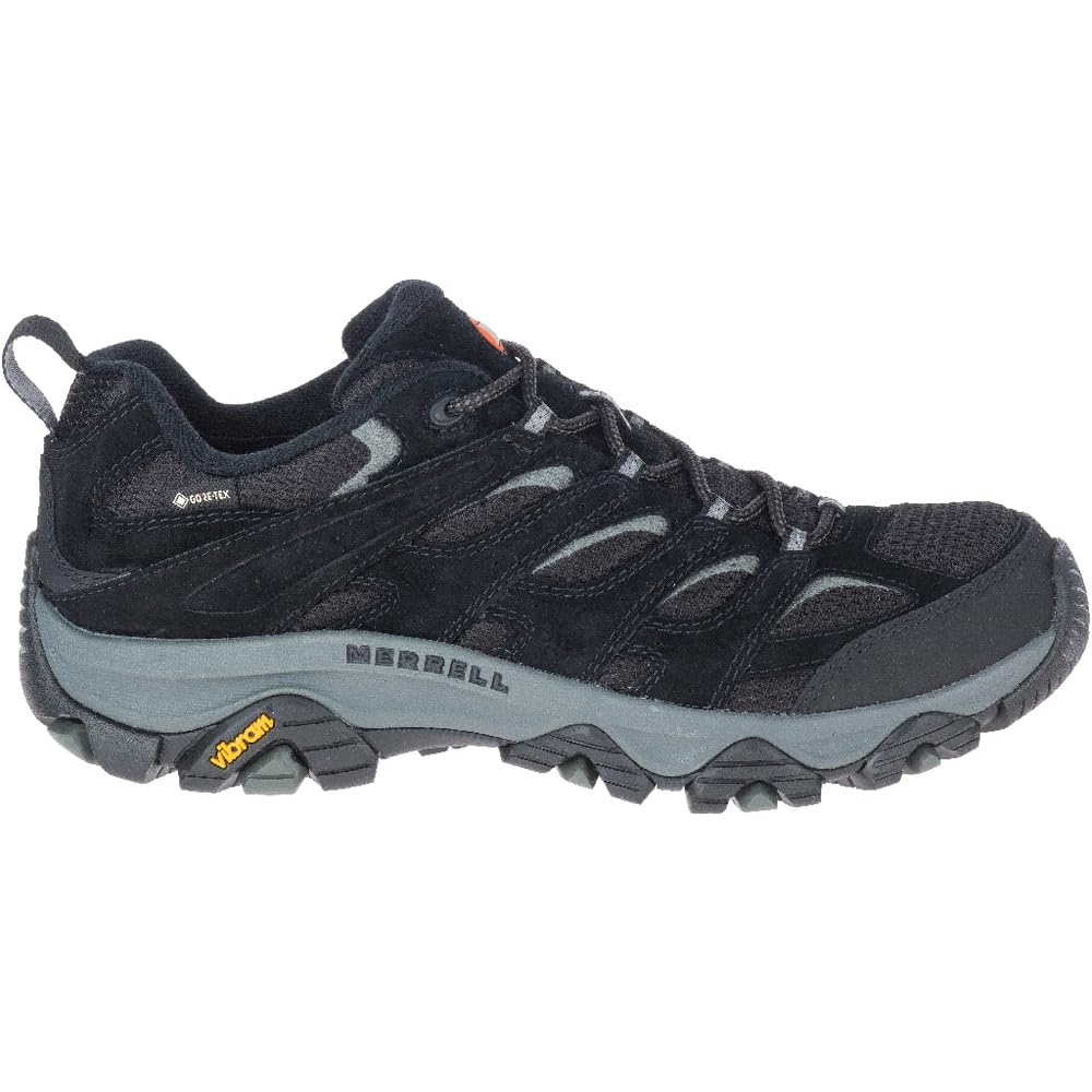 Merrell Men's Moab 3 GTX Hiking Shoes, Grey Black, 8