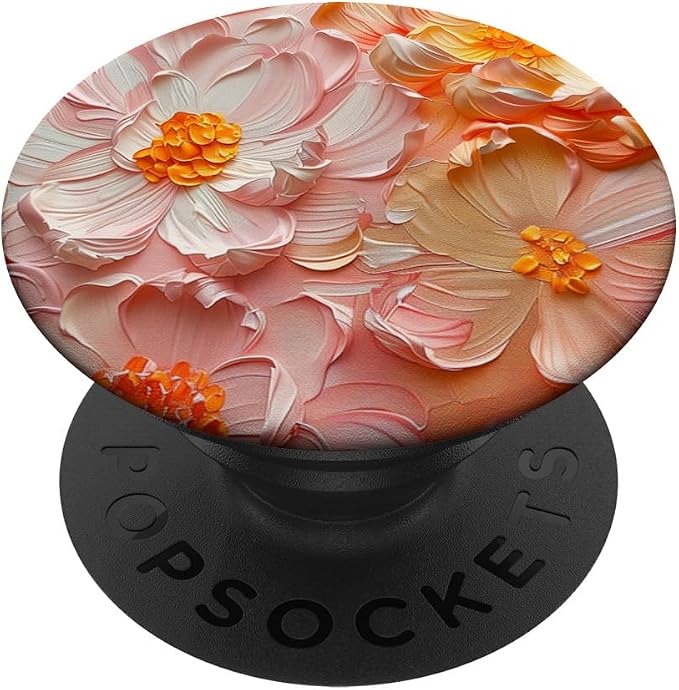 Blossom Nature Oil Painting Flowers PopSockets PopGrip for MagSafe