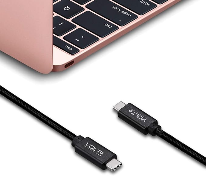 Works Professional Dual PDUSB-C PDUSB-C for TCL 20 R 5G Cable Gen2 USB 3.1 with 100W +10Gbps Quick Charge Data Speeds. (1.2M4Ft)