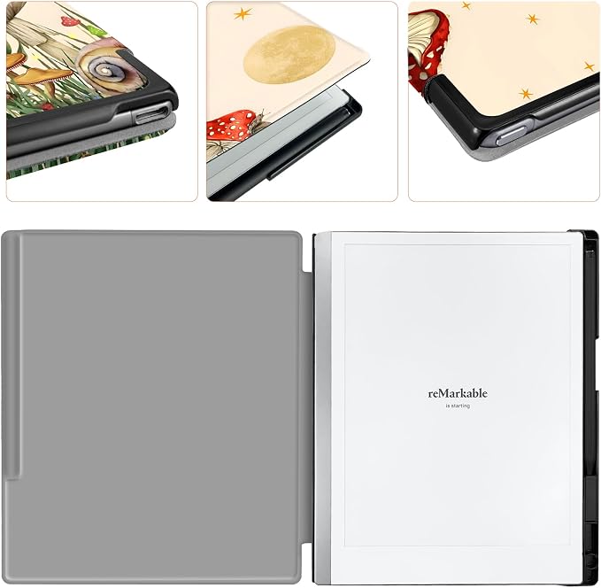 Case for Remarkable 2 Paper Tablet 10.3 2020 ReleasedLightweight and Hard Back Shell Protective Book Folio Cover with Built-in Pen HolderComes with Remarkable 2 Pen Tips.