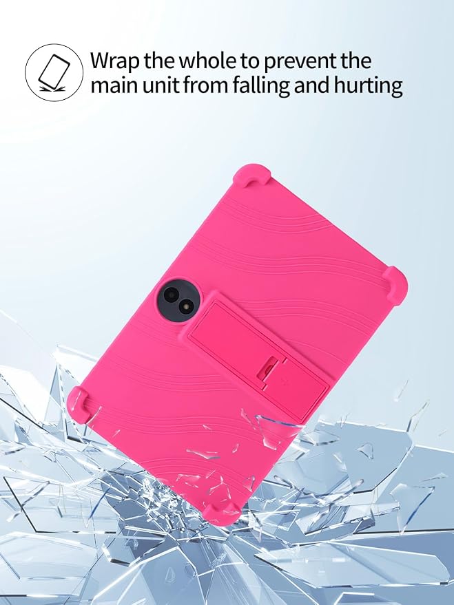 for TCL NXTPAPER 11 Plus Android 15 Gaming Tablet11.5 2.5K Ultra Clear Display Tablet Model CaseSoft Silicone Adjustable Stand Cover Lightweight Kids FriendlyBlack.