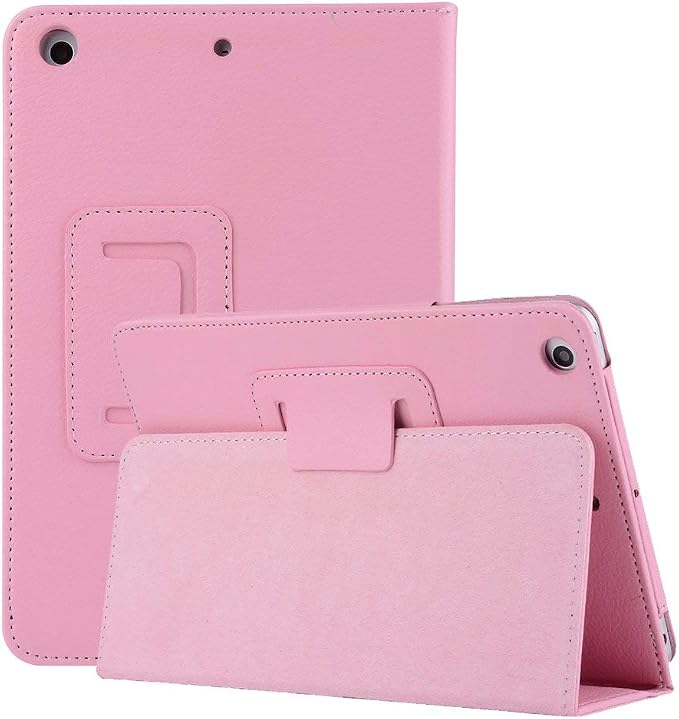 Generic Slim Folding Folio Stand Case for iPad Pro 12.9-inch 2017/2015 (Old Model 2nd &amp 1st Generation) Lightweight Magnetic Closure PU Leather Flip Shockproof Auto Wake/Sleep Smart Cover Black