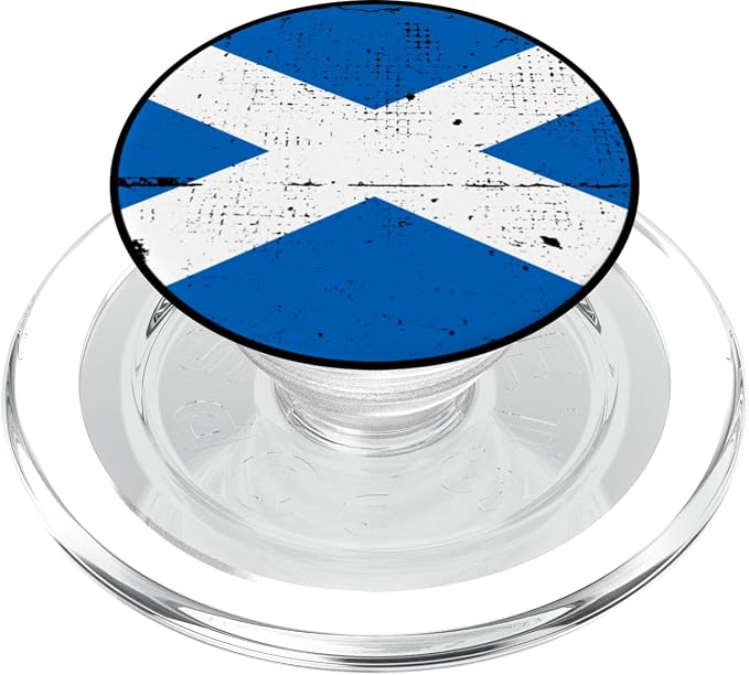 Scotland Vintage Scottish Flag Scotsman PopSockets Adhesive PopGrip