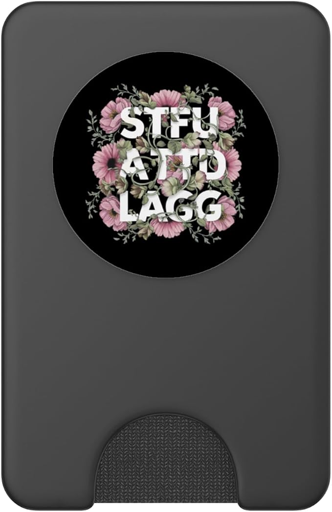 Dark Romance Romantasy Book Lover Shadow Daddy STFUATTDLAGG PopSockets PopGrip for MagSafe
