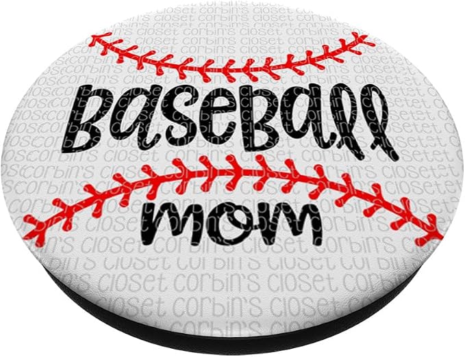 Baseball Mom Pop Sockets Grip Stand PopSockets Adhesive PopGrip