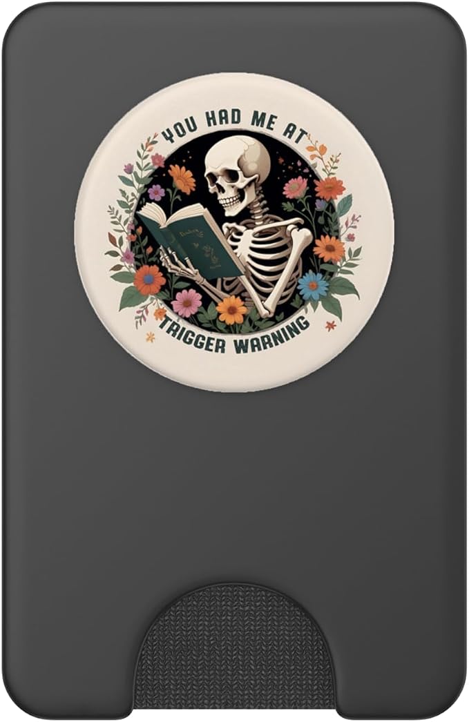 You Had Me At Trigger Warning Dark Romance Smutt Book Reader PopSockets PopGrip for MagSafe