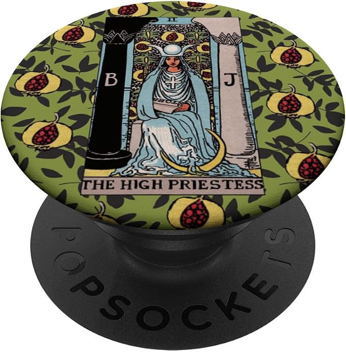 Tarot Card High Priestess for Tarot Card Reader Psychic PopSockets Adhesive PopGrip