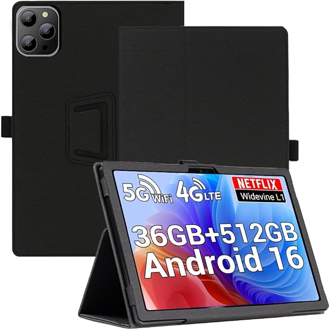 Case for Headwolf HPad6 12 Inch Tablet Premium PU Leather Folio Folding Stand Protective Tablet Cover with Hand Strap Magnet for Headwolf HPad6 12 Inch Tablet