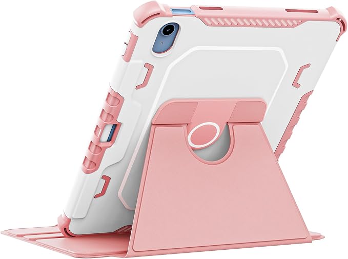 Kids Case for iPad Pro 11 M5/M4 &amp iPad Air 11 (2026/2025/2024) Shockproof Case with Pencil Holder Techcircle Light EVA Foam Handle Stand Bumper Protective Child Friendly Drop Proof Cover Black