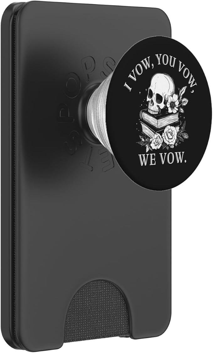 I Vow You Vow We Vow Smutty Spicy Book Dark Romance Reader PopSockets PopWallet for MagSafe