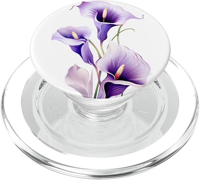 Purple Calla Lilies PopSockets Adhesive PopGrip