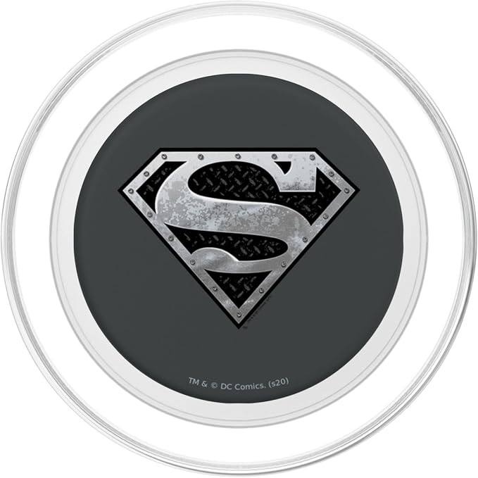 Superman Super Metallic Shield PopSockets Adhesive PopGrip