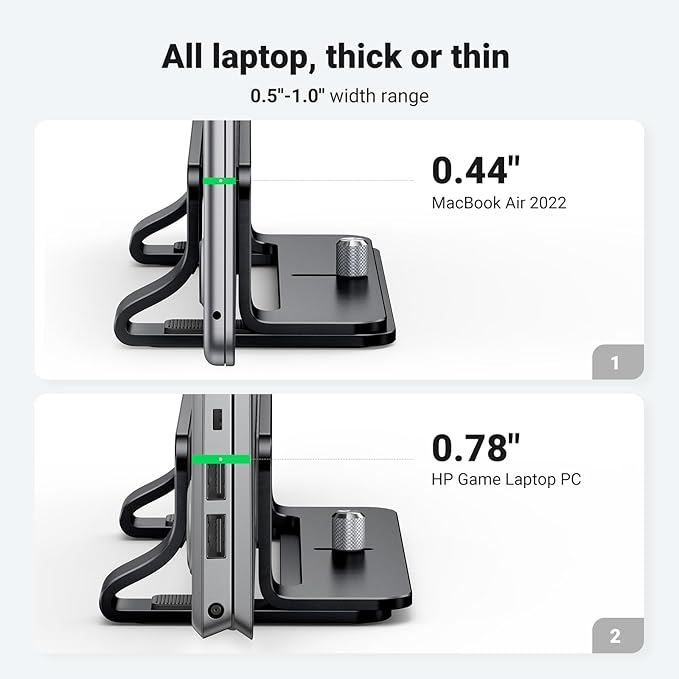 UGREEN Vertical Laptop Stand Bundle