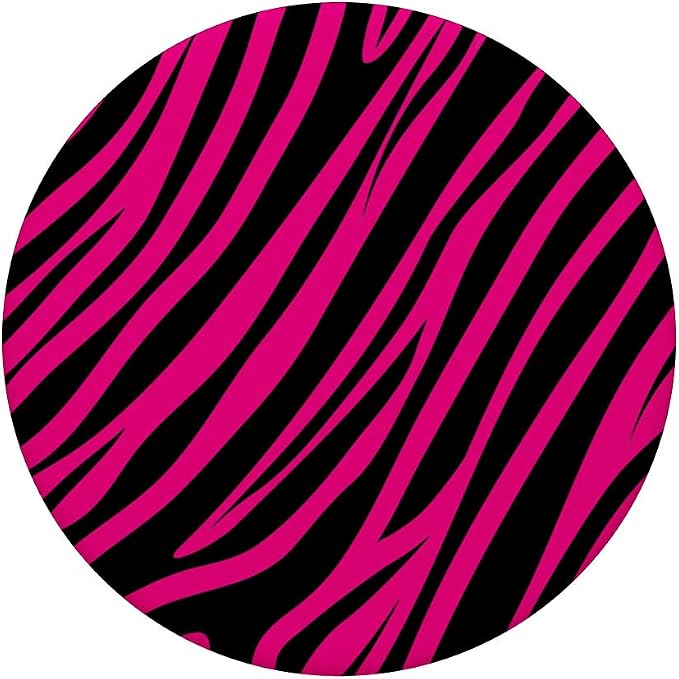 Zebra Print Hot Pink Skin Animal Print Pattern PopSockets PopGrip: Swappable Grip for Phones &amp Tablets