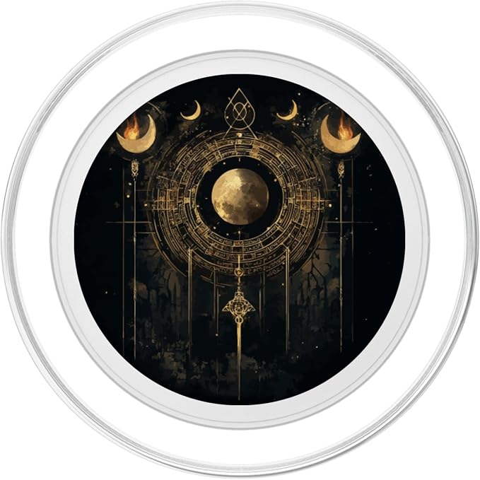 Wheel Of Hecate Moon Goddess Greek Goddess Greek Mythology PopSockets Adhesive PopGrip