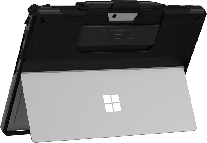 URBAN ARMOR GEAR UAG Designed for Microsoft Surface Pro 13 12/11 Edition Case with Built-in Kickstand &amp Pen Holder Compatible with Type Cover Keyboard Rugged Protective Cover Metropolis Black