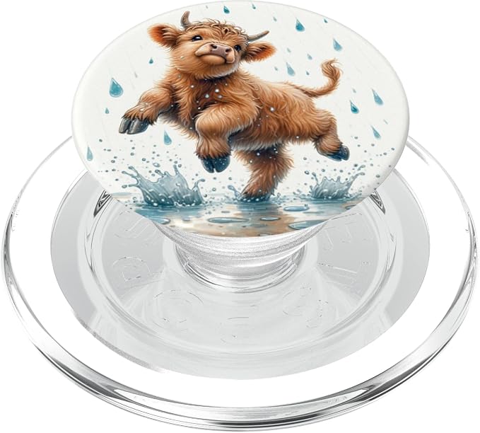 Highland Cow Design for Farmers and Highland Cow PopSockets Adhesive PopGrip