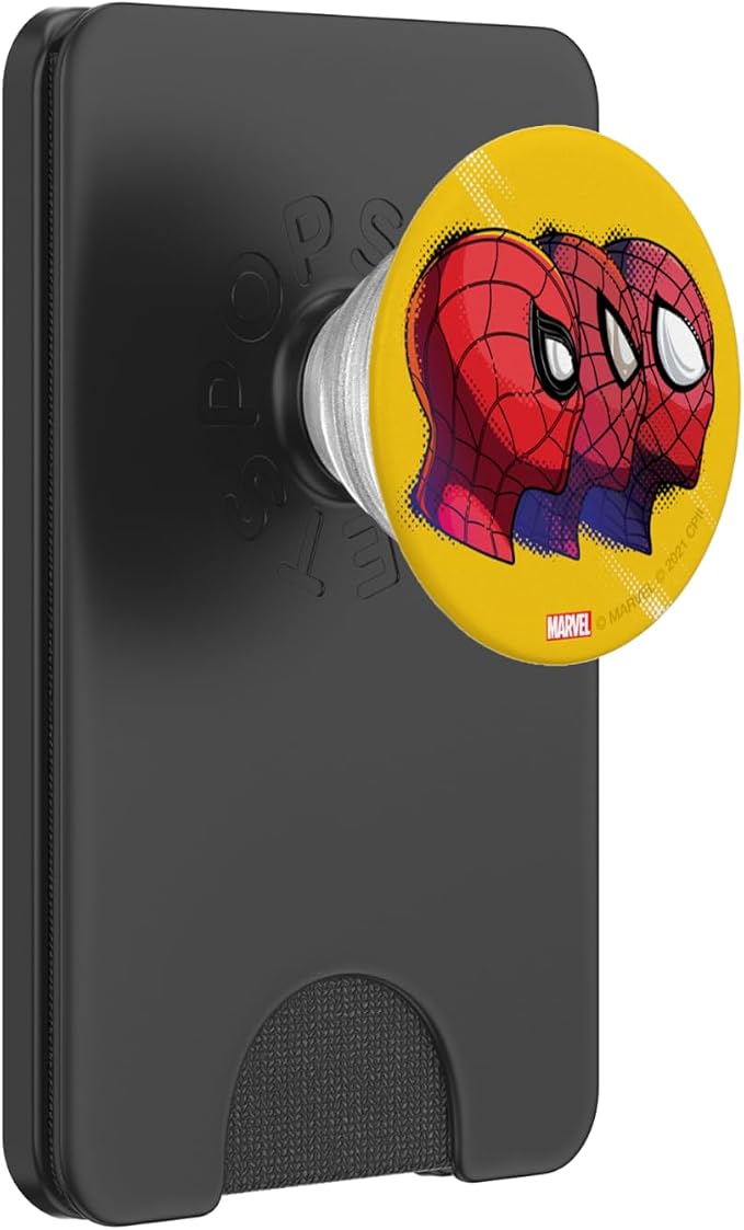 Marvel Spider-Man: No Way Home 3 Peters Masked Spidey Trio PopSockets Adhesive PopGrip