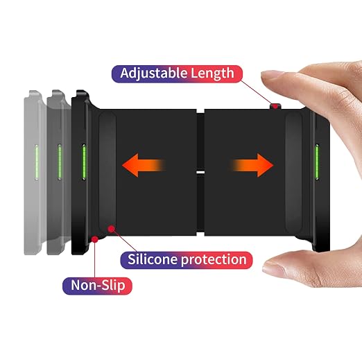 DUEQID Switch Joy Con Holder Grip for iPhone Black