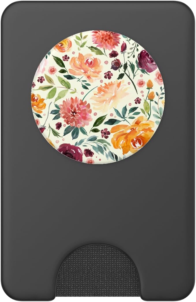 Watercolor Flower Garden Botanical Art PopSockets Adhesive PopGrip