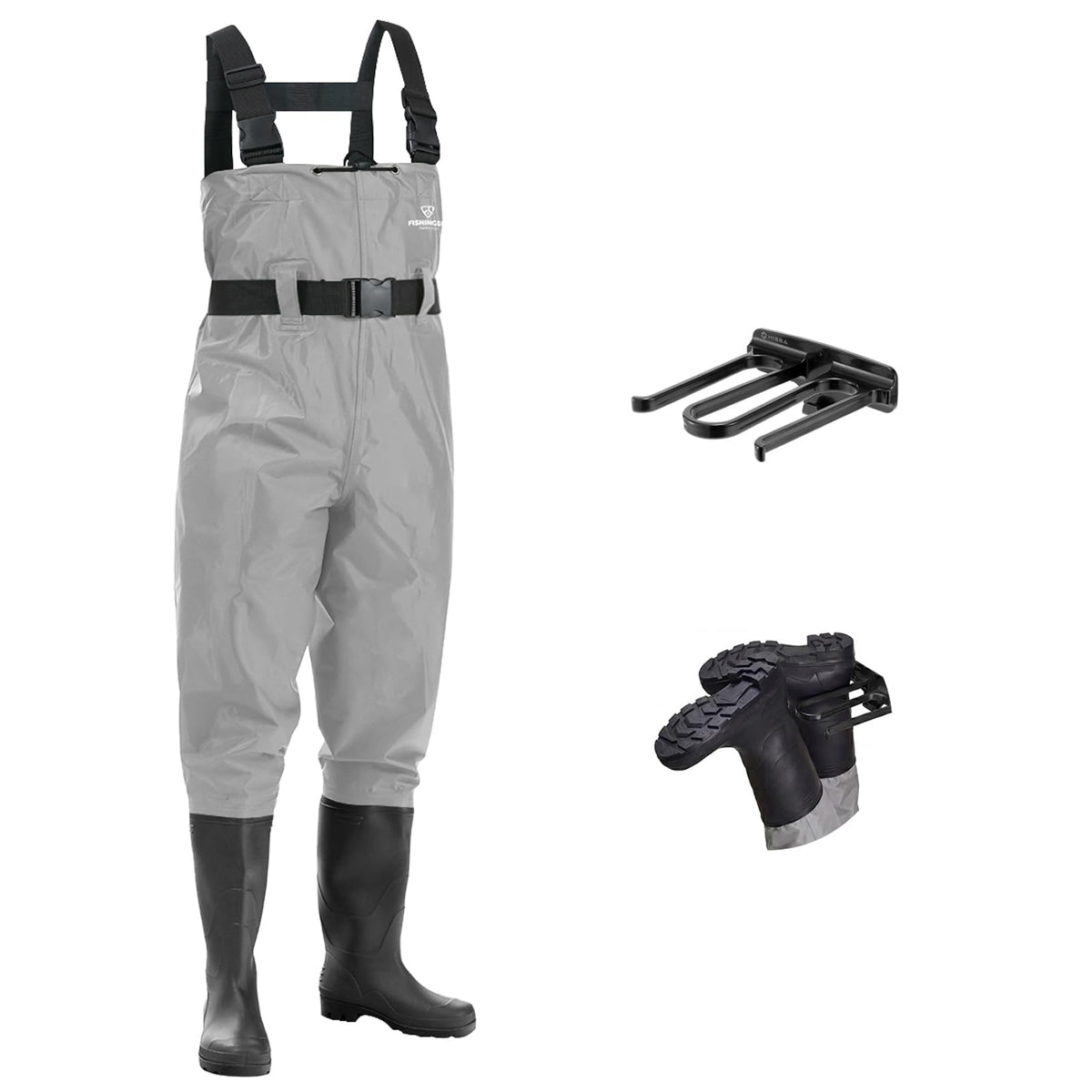 FISHINGSIR Waders for Men Waterproof Women Fishing Chest Wader with Boots