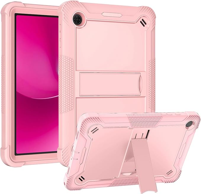Case for T-Mobile REVVL Tab 2 Android 15 Tablet 10.1 inchHeavy Duty Shockproof Protective Cover with KickstandKids Friendly4 Corners Thicken ShockproofBlack