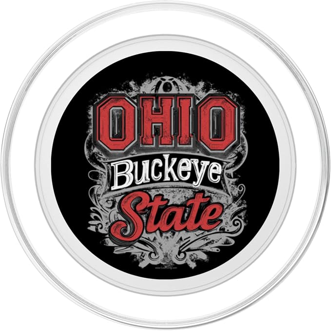Vintage Ohio Buckeye Home State PopSockets Adhesive PopGrip