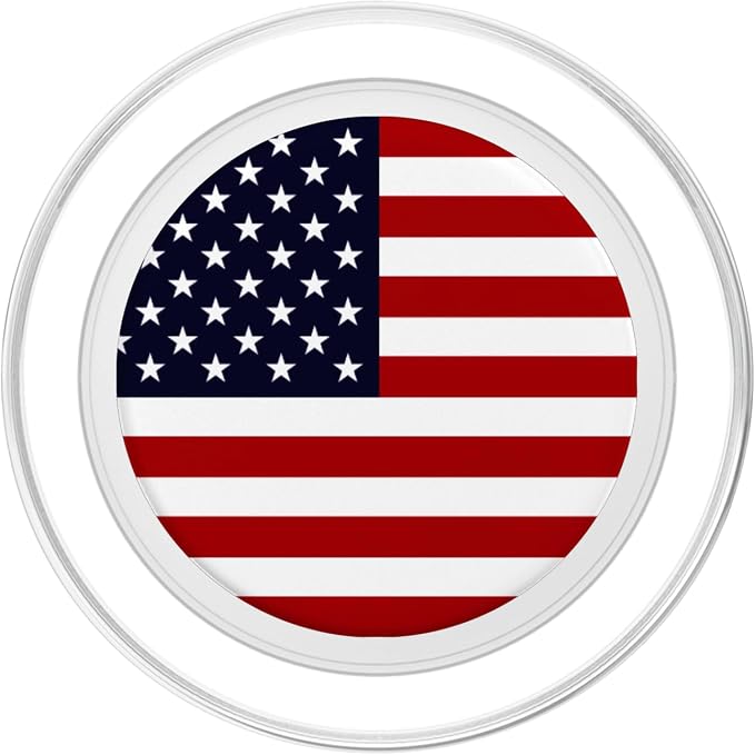 American Flag US Patriotic Phone Holder Knob for USA Gift PopSockets Adhesive PopGrip