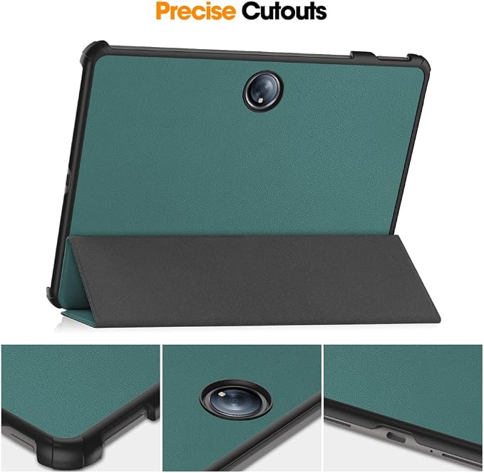 Kepuch Custer Case Compatible for Oppo Pad 3 Pro/Oneplus Pad 2/ Oneplus Pad ProUltra-Thin PU-Leather Hard Shell Cover - Black