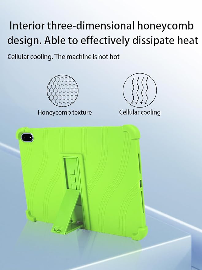 for OnePlus Pad 3 Android 15 Tablet13.2 inch Tablets CaseSoft Silicone Adjustable Stand Cover Lightweight Kids FriendlyBlack.